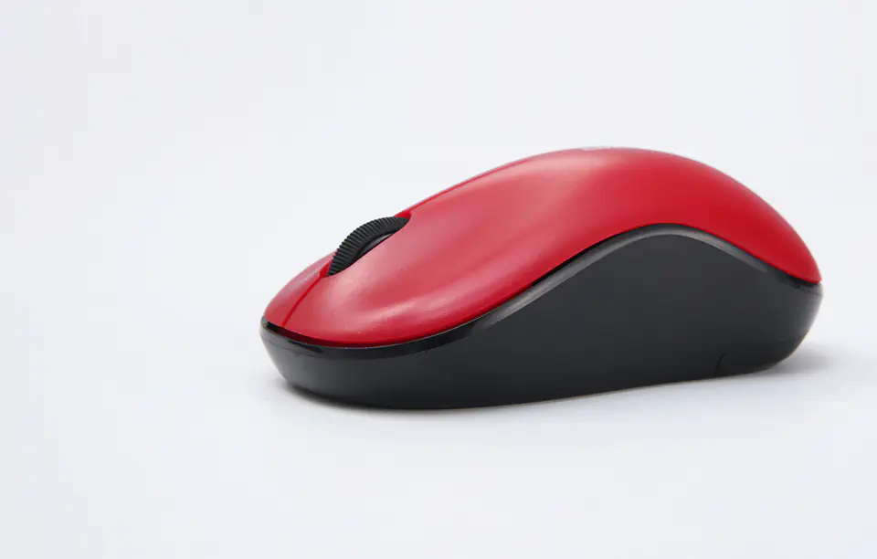 Dareu LM106 2.4G 1200 DPI Wireless Mouse (Black & Red)