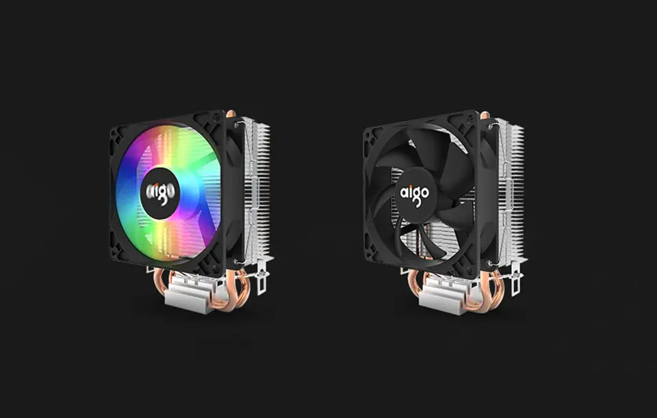 Active cooling for Aigo ICE 200 LED processor (heatsink + fan black)