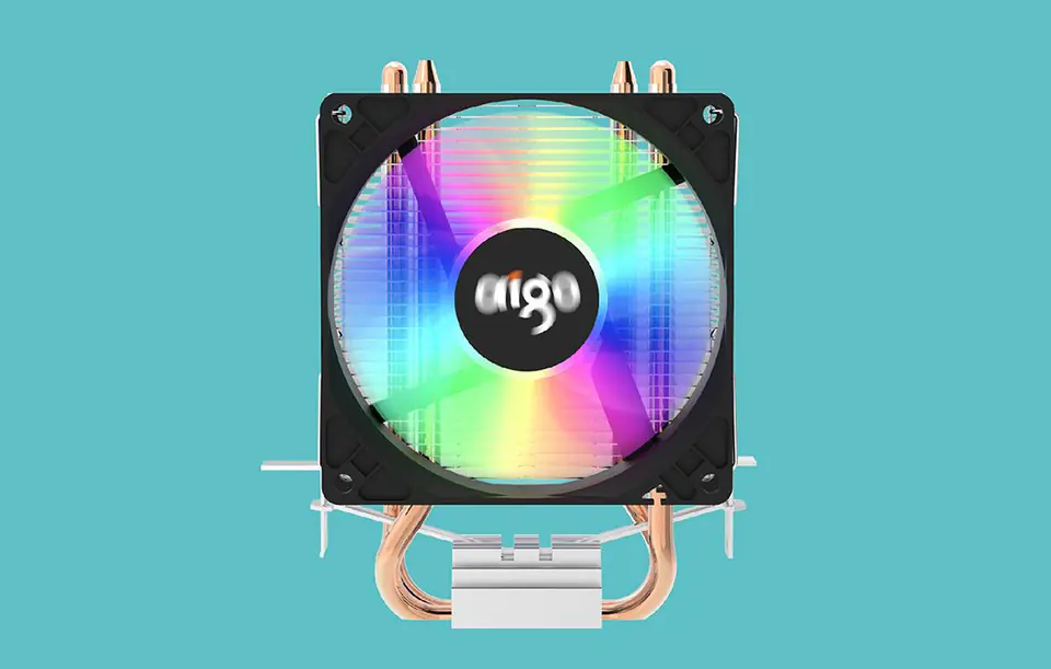 Active cooling for Aigo ICE 200 LED processor (heatsink + fan black)