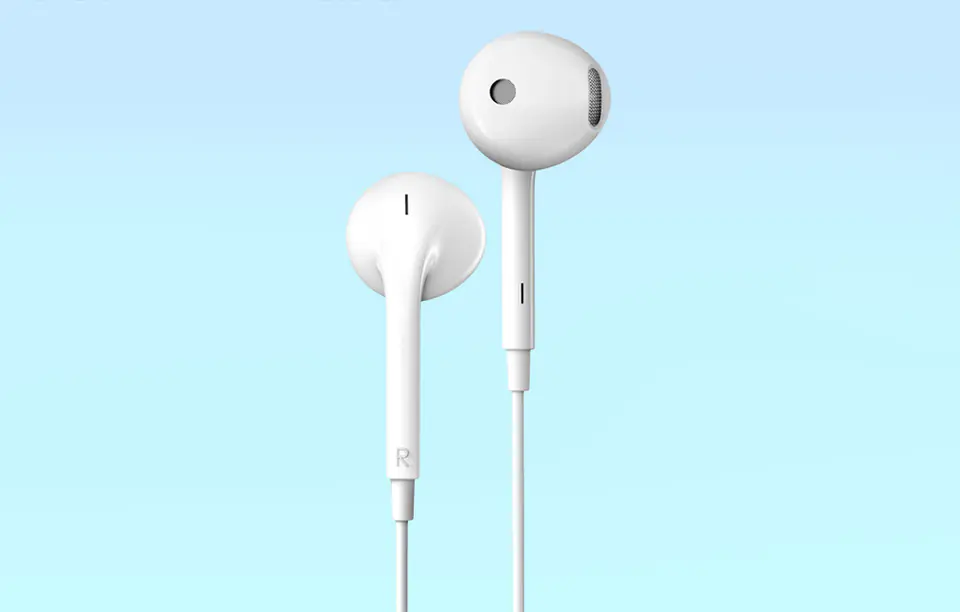 Słuchawki douszne przewodowe Edifier P180, USB-C (białe)