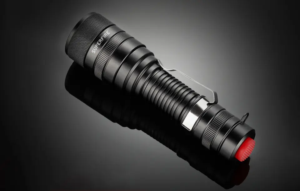 Superfire F5 Flashlight, 1100lm, USB