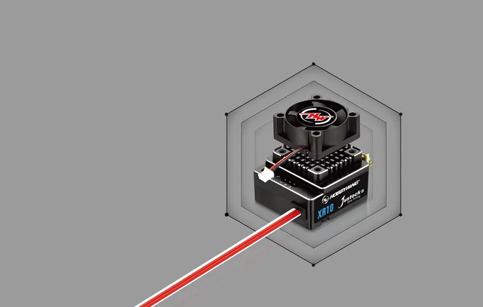 Zestaw napędowy Hobbywing XR10 JUSTOCK G3 ESC + XERUN JUSTOCK 3650 13,5T G2.1 - czarny