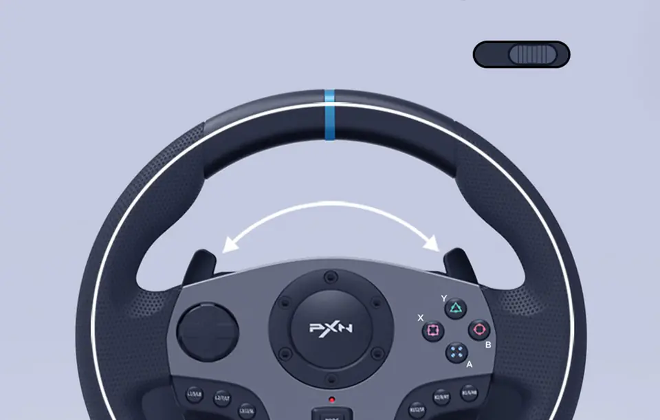 PXN-V9 Gaming Wheel (PC / PS3 / PS4 / XBOX ONE / XBOX SERIES S&X / SWITCH)