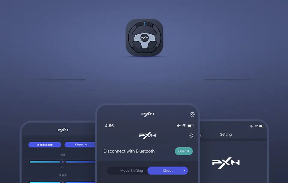 PXN-V9 Gaming Wheel (PC / PS3 / PS4 / XBOX ONE / XBOX SERIES S&X / SWITCH)