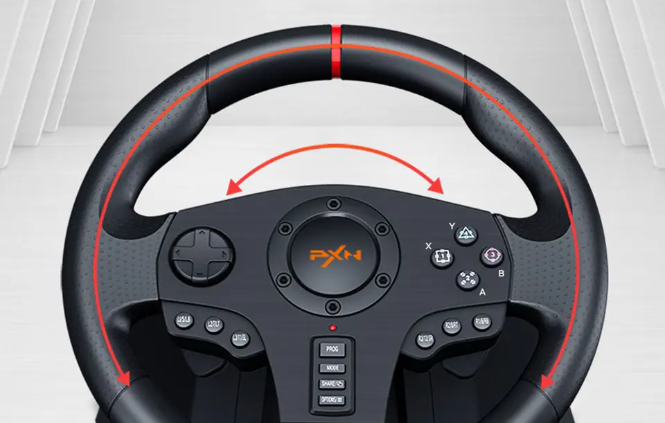 PXN-V900 Gaming Wheel (PC / PS3 / PS4 / XBOX ONE / SWITCH)