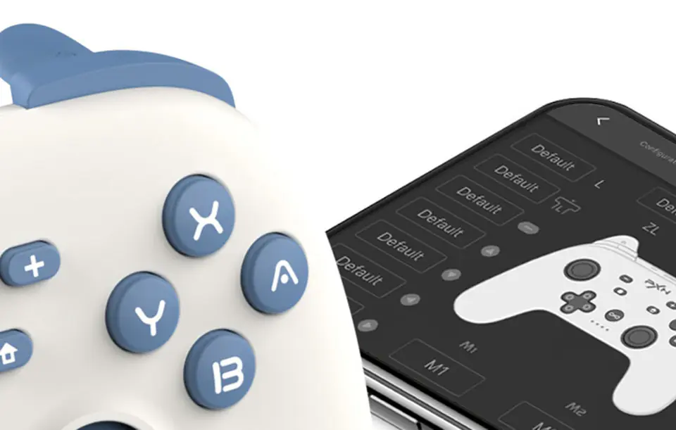 Wireless Controller / GamePad PXN-P50 NSW (White)