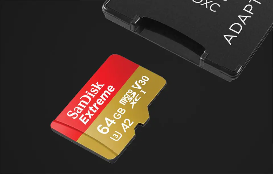 SanDisk Extreme 64 GB MicroSDXC UHS-I Class 10 + adapter