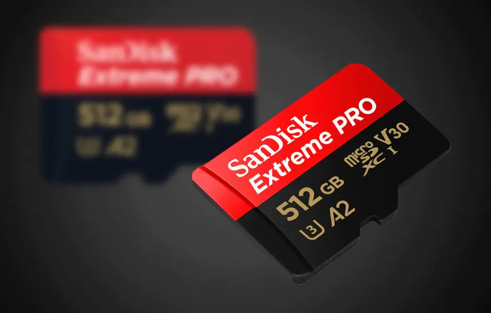 Karta pamięci SANDISK EXTREME PRO microSDXC 512GB 200/140 MB/s UHS-I U3 (SDSQXCD-512G-GN6MA)