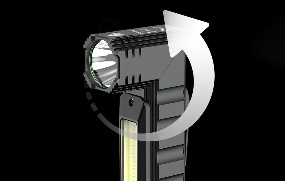Superfire G19 Multifunction Flashlight, 200lm, USB