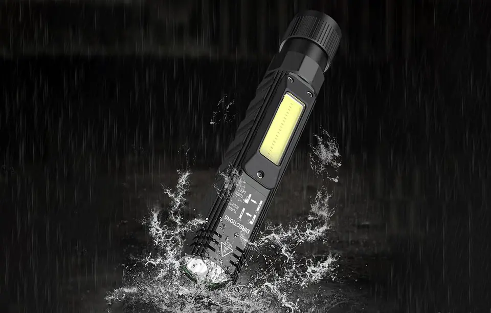 Superfire G19 Multifunction Flashlight, 200lm, USB