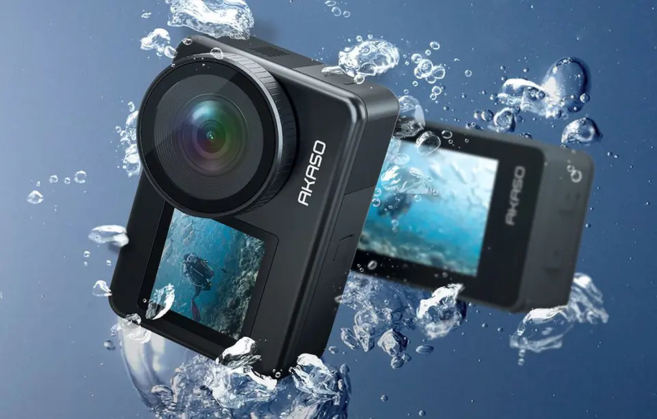 Akaso Brave 7 LE 4K dual-display sports camera