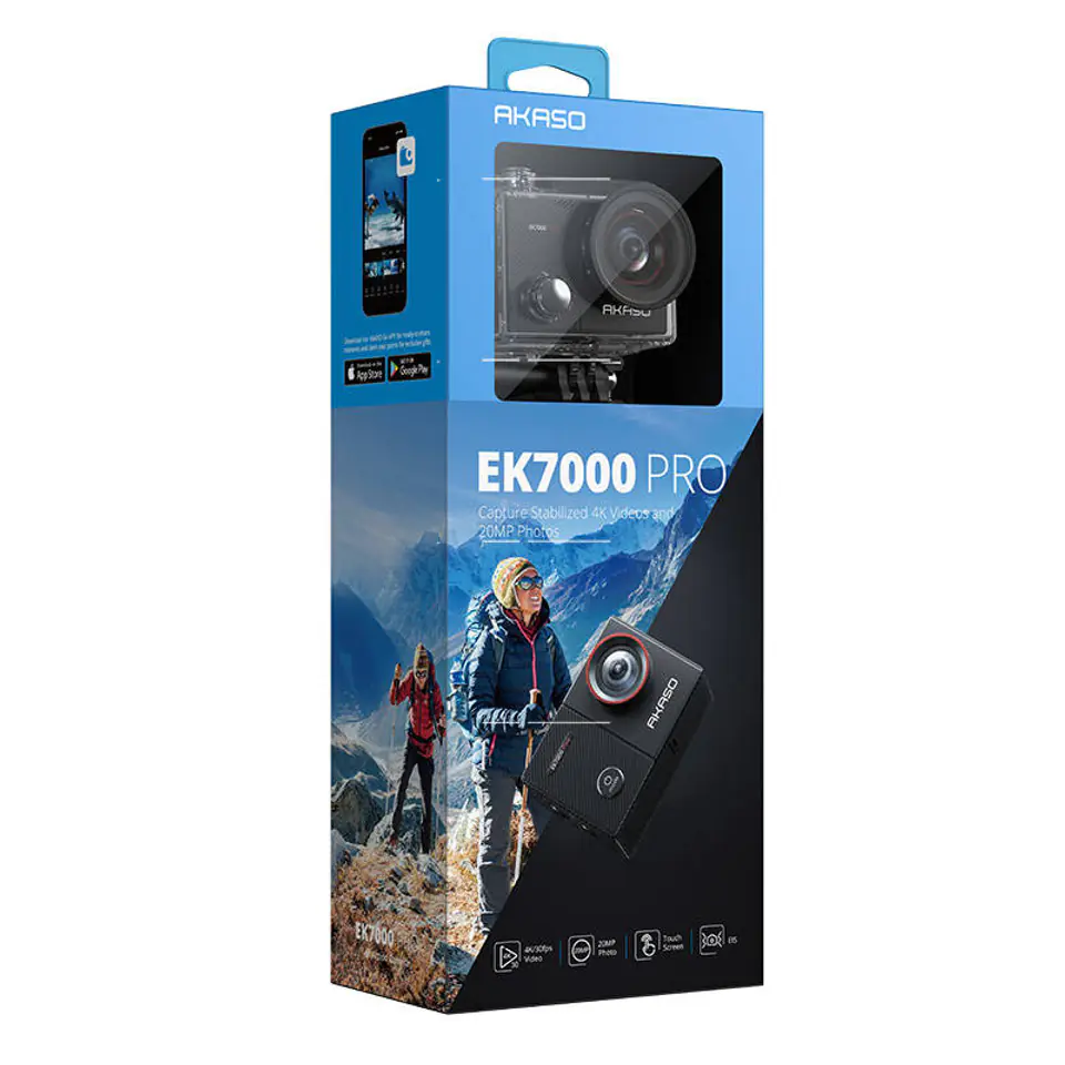 AKASO EK7000 Pro 4K Action Camera Touch Screen 20MP Underwater