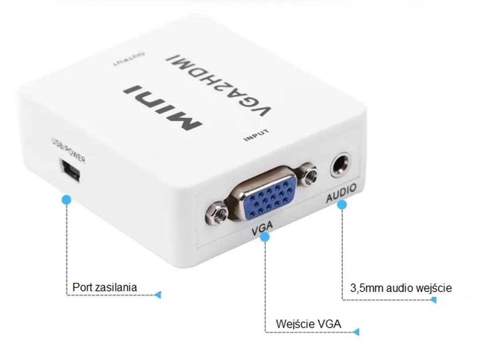 VGA + Audio to HDMI Converter SPVA-H01