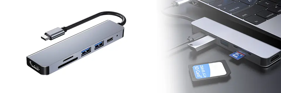 Multiport SPU-M09 USB-C HDMI USB 3.0 SD