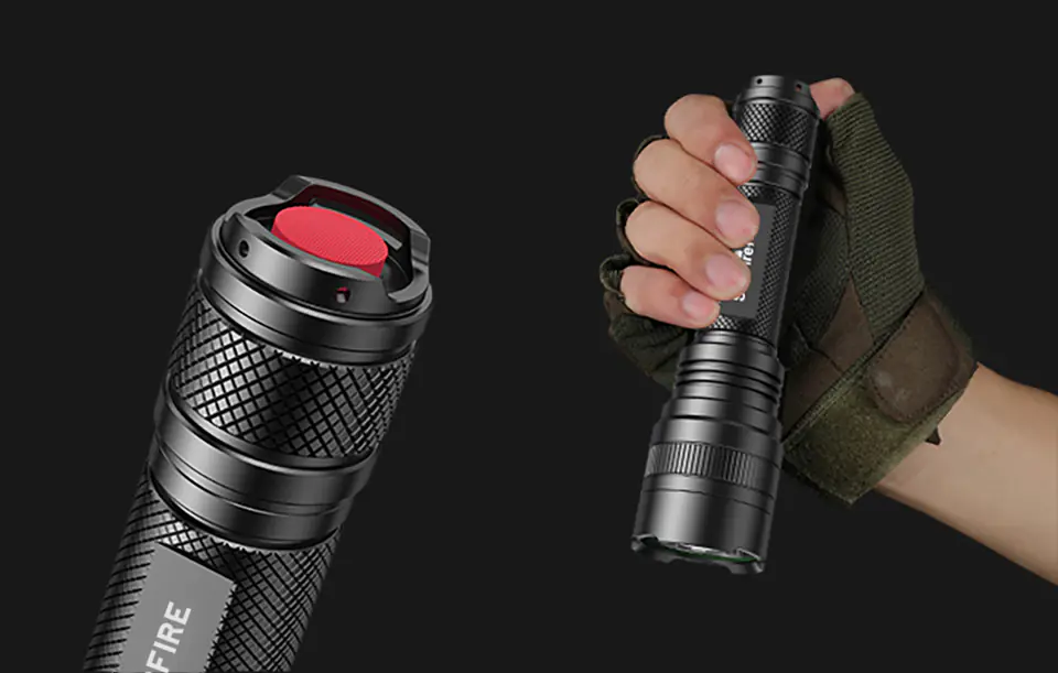 Superfire C8-H Flashlight, 950lm, USB