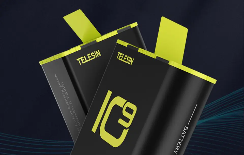 Telesin battery for GoPro Hero 9 / Hero 10 (GP-BTR-901-B) 1750 mAh