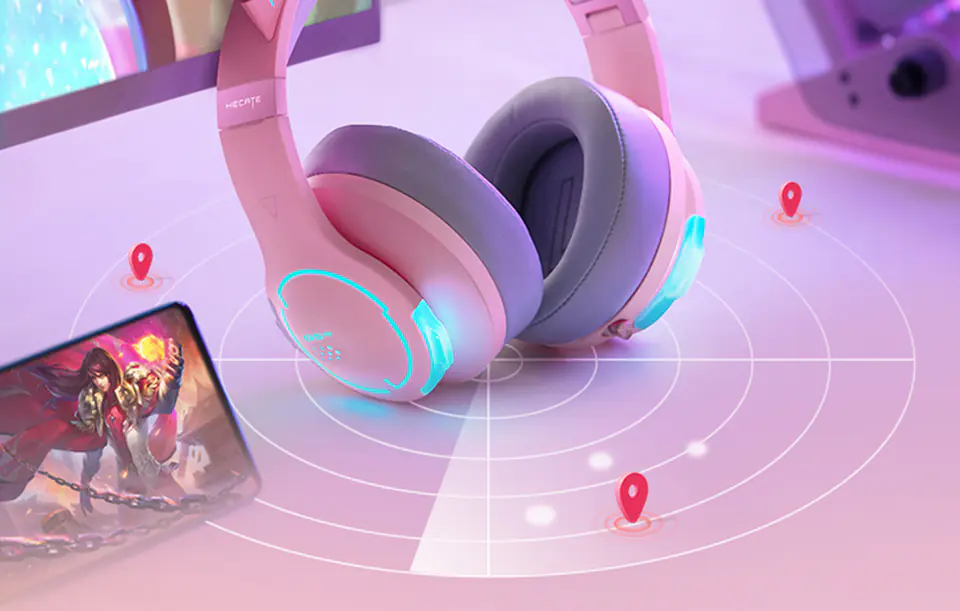Edifier Gaming Headphones HECATE G5BT (Pink)