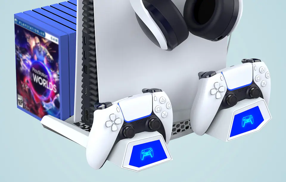 Multifunctional Cooling Stand for PS5 iPega PG-P5023A (White)