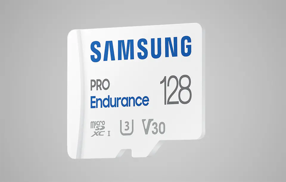 Samsung PRO Endurance MB-MJ128KA/EU 128 GB, MicroSD Memory Card, Flash memory class U3, V30, Class 10, SD adapter