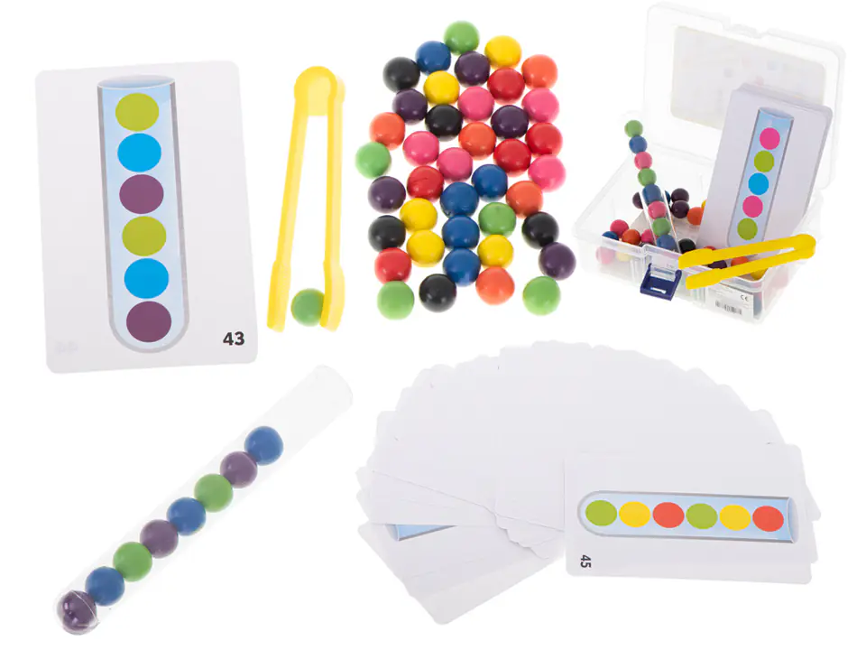 Educational puzzle colorful montessori balls