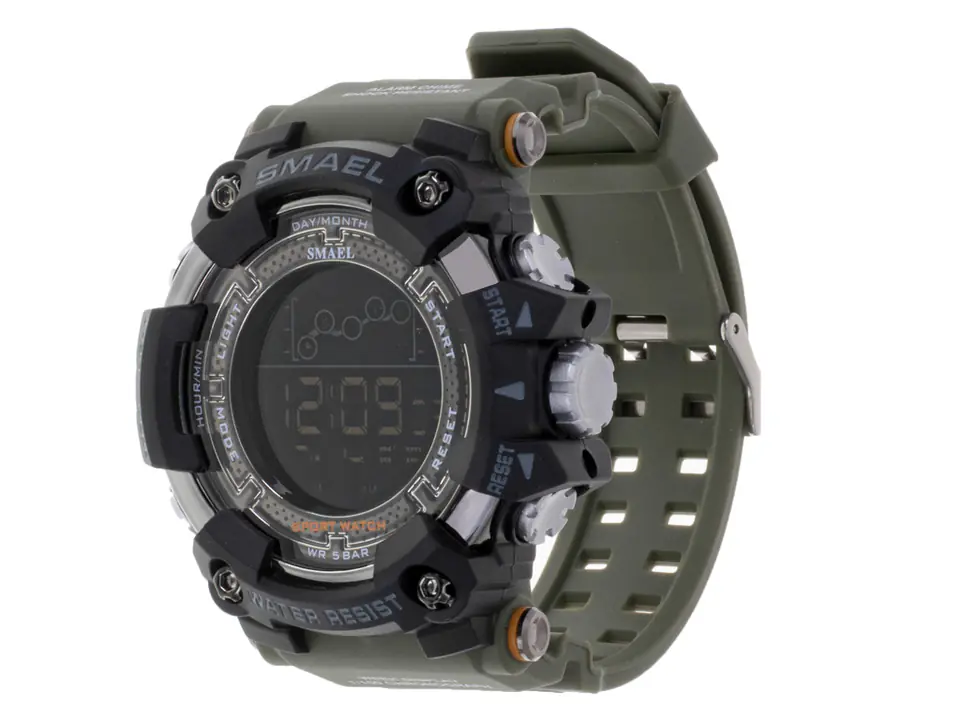 Military Waterproof LED SMAEL Wristwatch Green