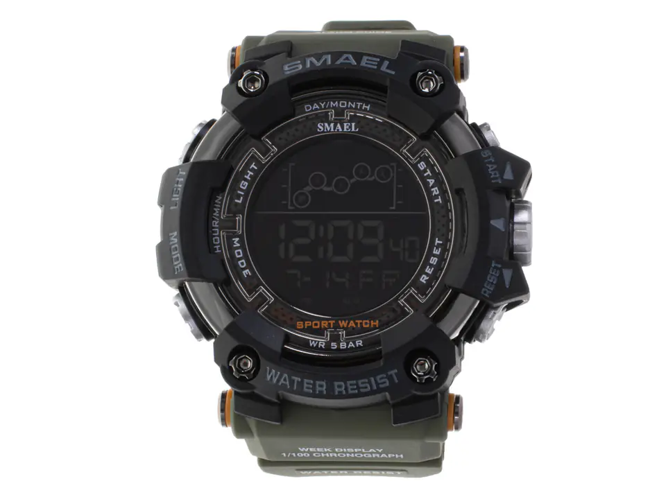 Military Waterproof LED SMAEL Wristwatch Green