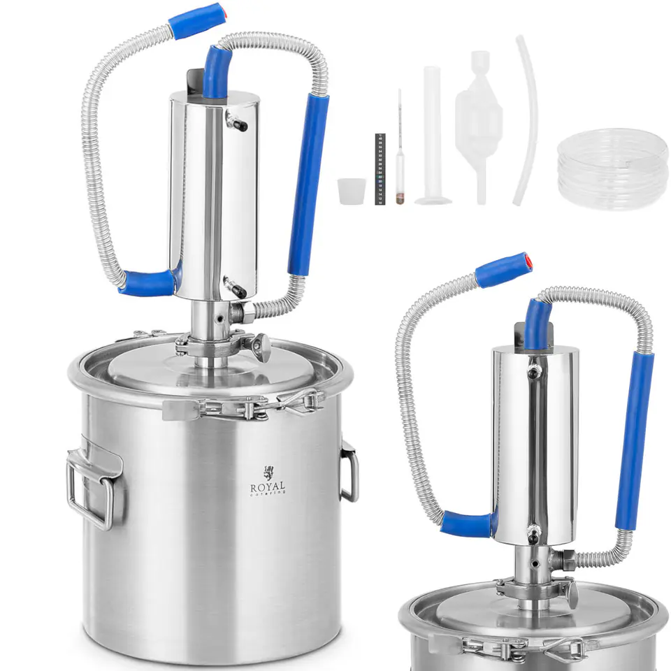 DALELEE 12L 3-Gallon Semi-Automatic Stainless Steel Distillation