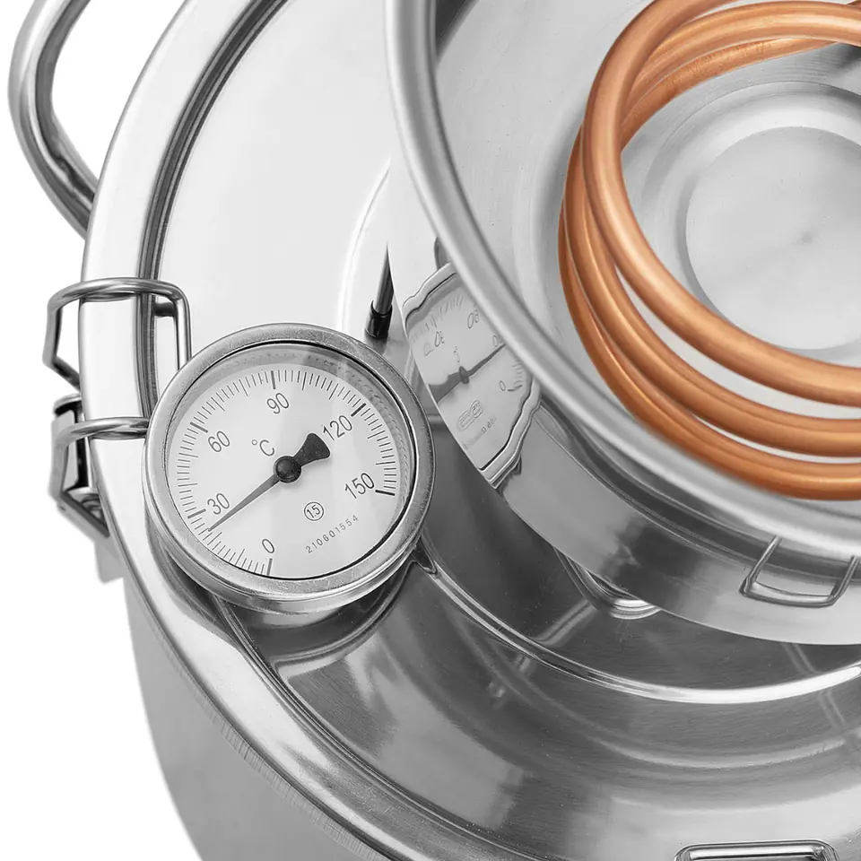 1,25 L Distilling Appliance, Thermometer & Alcohol Burner