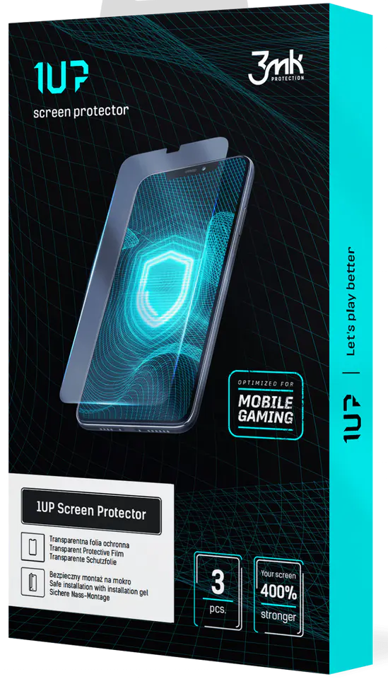 3MK Folia 1UP Xiaomi Mi 10T/Mi 10T Pro Folia Gaming 3szt