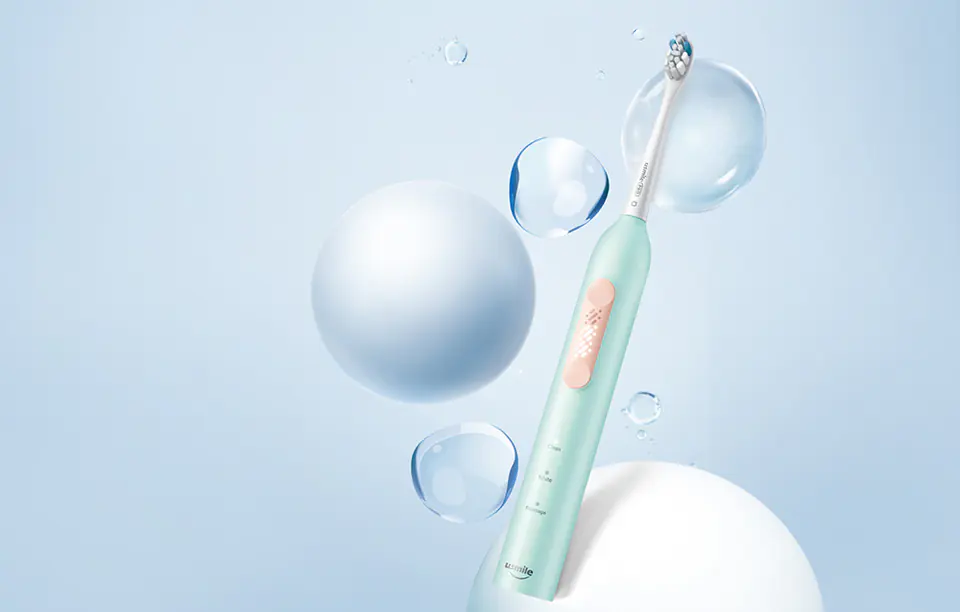 Sonic toothbrush with tip set Usmile P4 (blue)