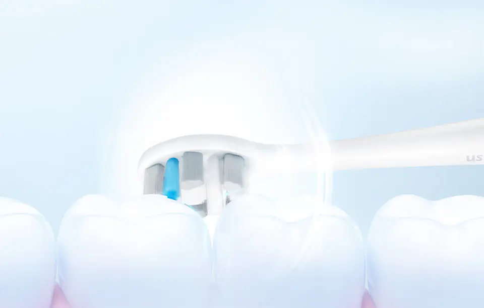 Sonic toothbrush with tip set Usmile P4 (white)