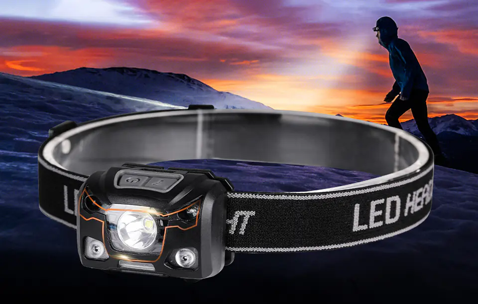 Superfire HL78 headlamp, 320lm, USB-C