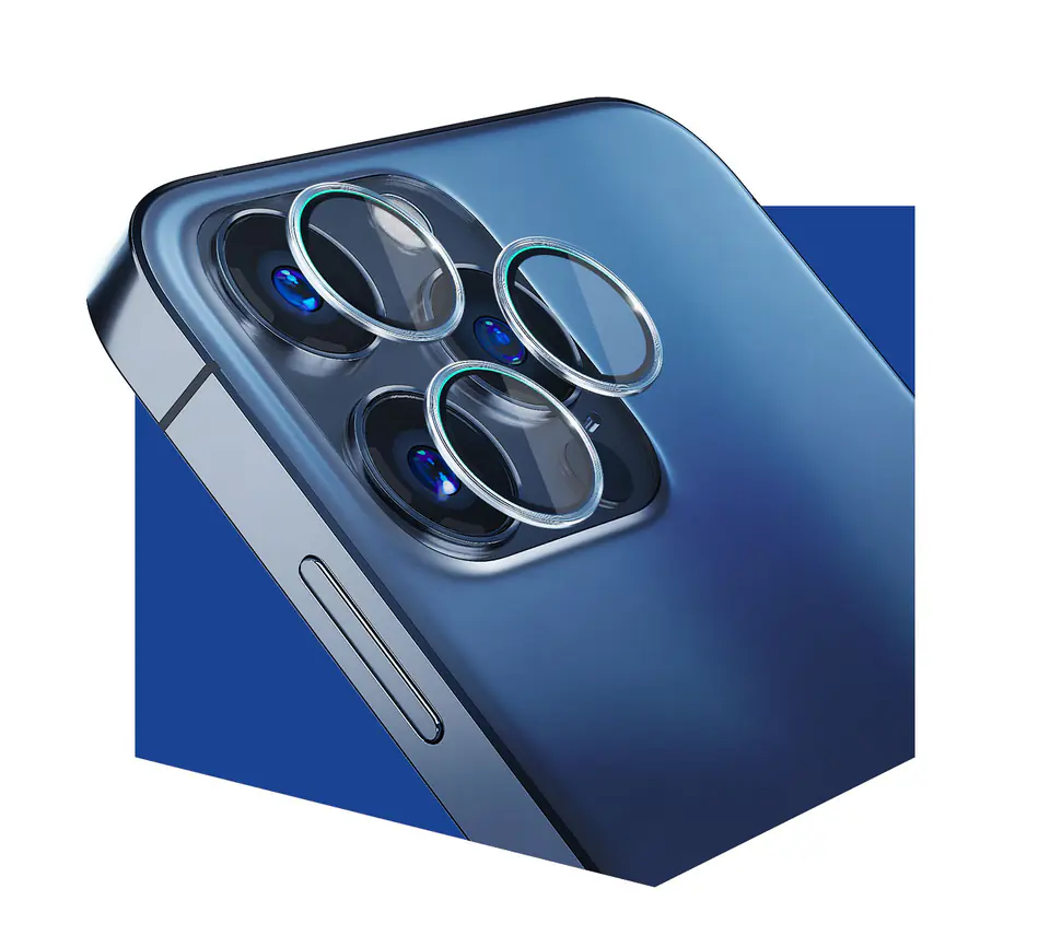 3MK Lens Protection Pro iPhone 11 Pro/11 Pro Max Ochrona na obiektyw aparatu z ramką montażową 1szt.