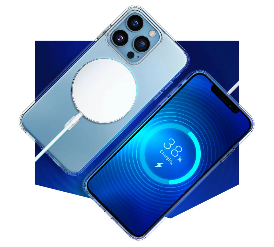 3MK MagCase iPhone 12/12 Proprzezroczyste kompatybilne z Magsafe