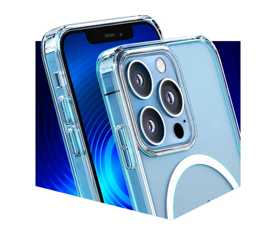 3MK MagCase iPhone 15 Pro Max 6.7" przezroczysty/clear kompatybilny z MagSafe