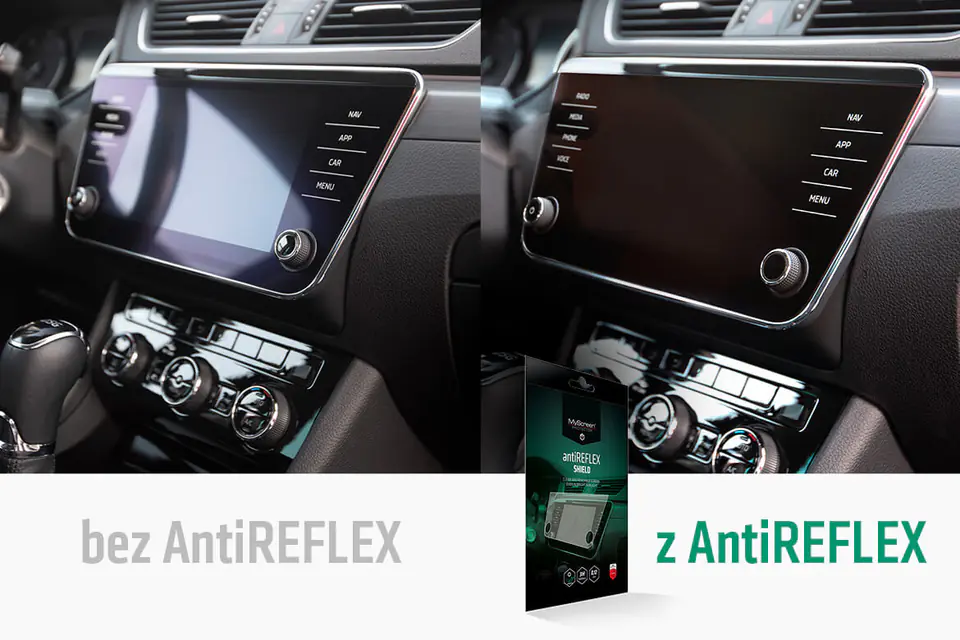 MS NAVI antiReflex SHIELD 8" Kia Sportage 4G 8" v2 (większa)