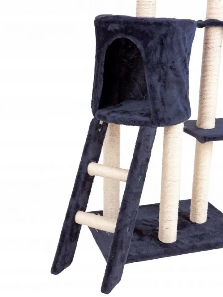 Drapak dla kota domek drzewo legowisko 138 cm XL szary Petsi