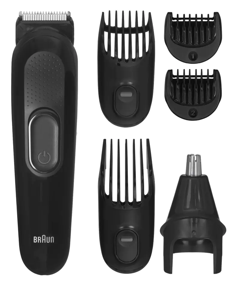 Braun 6-in-1 MGK3220 Men Beard Trimmer, Face, Ear & Nose Trimmer & Hair ...