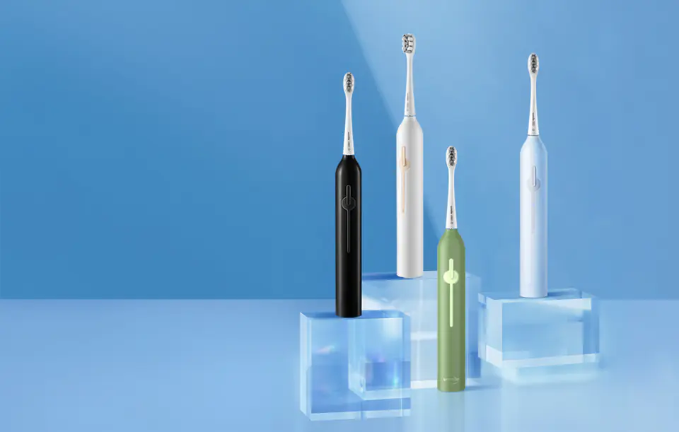 Sonic toothbrush with tip set Usmile P1 (black)