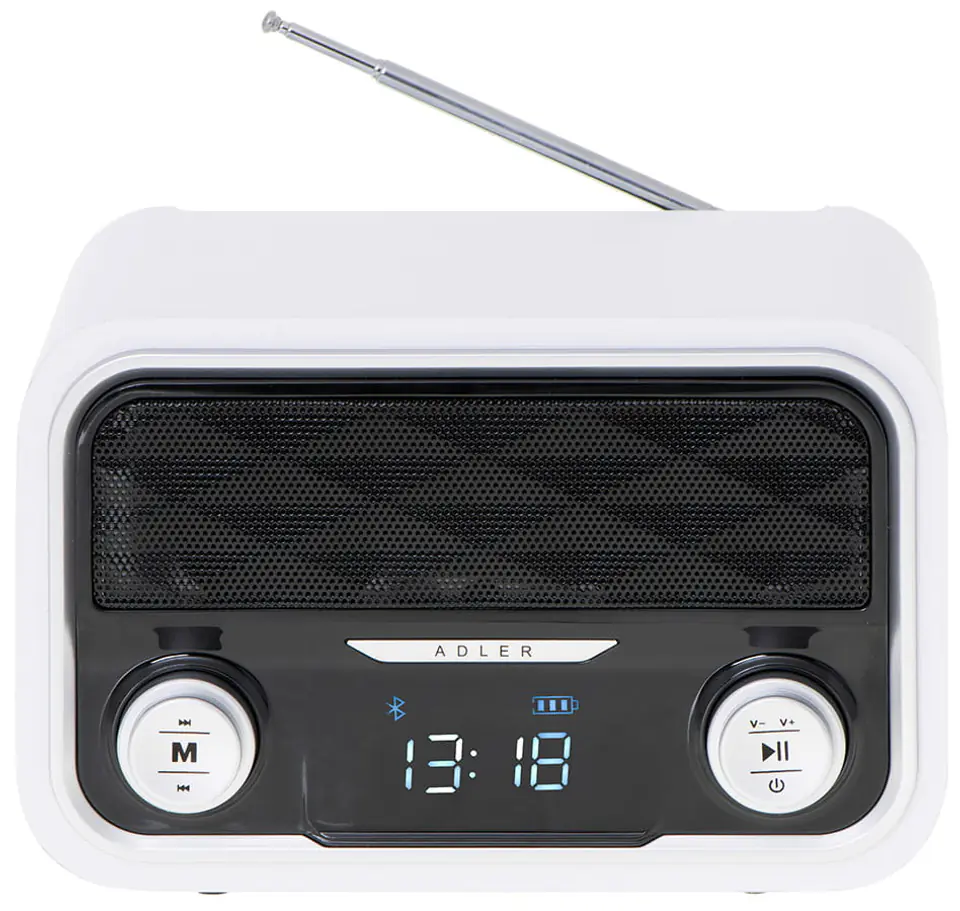 Radio Bluetooth białe