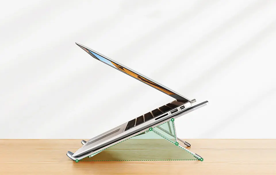 Laptop stand UGREEN LP451, 8-17'', foldable (silver)