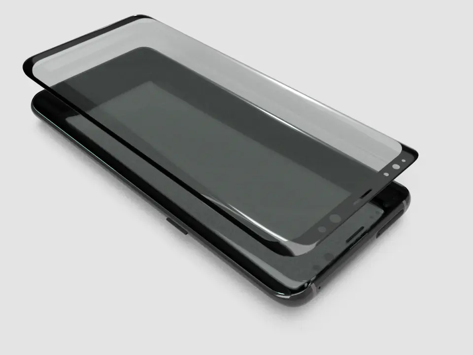 MS Diamond Glass Edge 3D SAM N986 Note 20 Ultra czarny/black, Tempered Glass