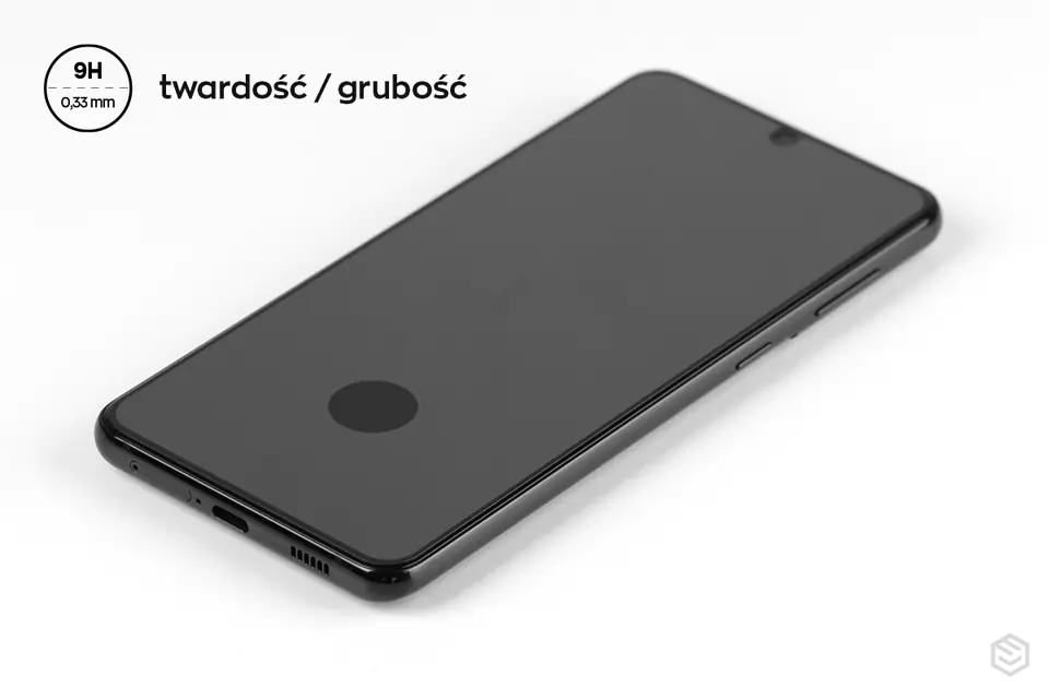 MS Diamond Glass Edge Lite FG Xiaomi Poco C40/C55 Full Glue Czarny/Black