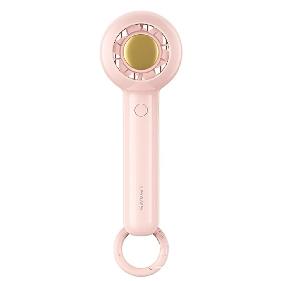 USAMS Handheld fan Mini 1200mAh Candy Series pink/pink ZB251FS02 (US-ZB251)