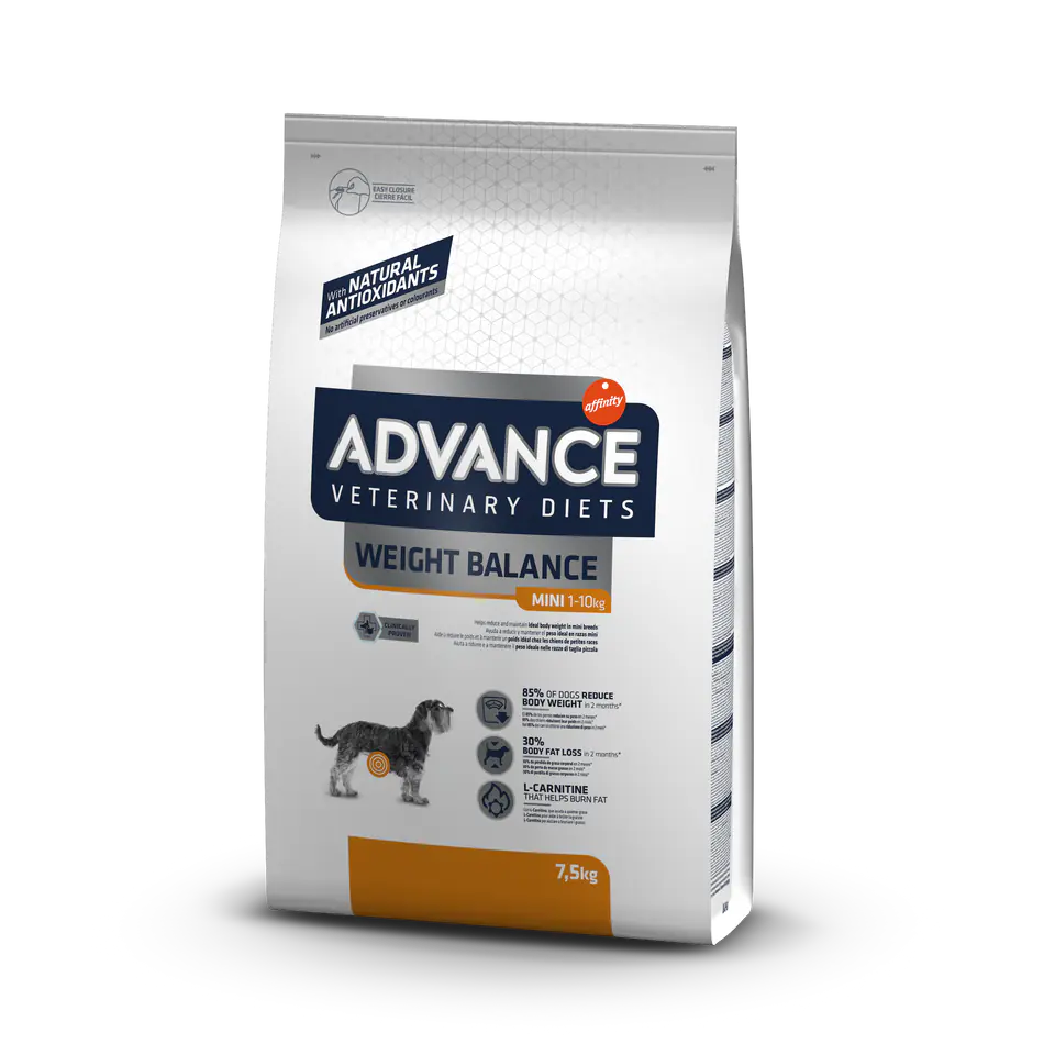 Advance weight control small 2024 breed