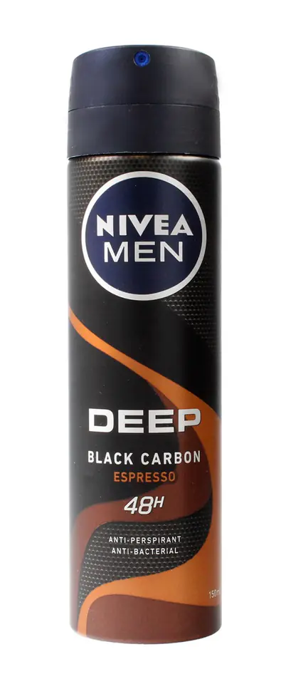 Nivea Deodorant DEEP BLACK CARBON ESPRESSO men's spray 150ml