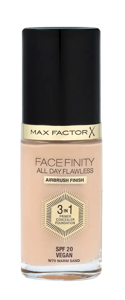 Max Factor 30ml 70 Warm 3in1 Sand FaceFINITY No. Foundation