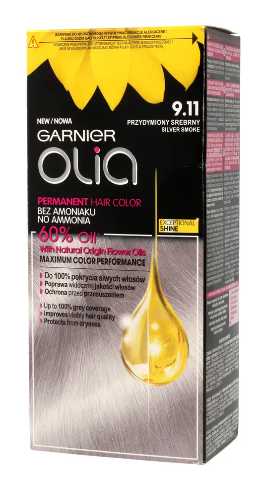 Garnier Olia Hair dye No.  Smoky Silver 1op. 