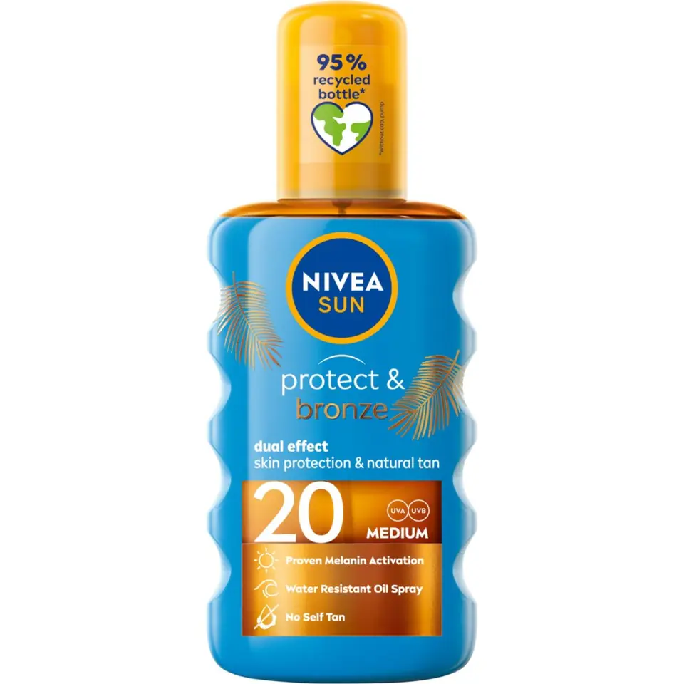 Nivea Sun Protect And Bronze Olejek Do Opalania W Sprayu Spf20 200ml Wassermaneu 5010