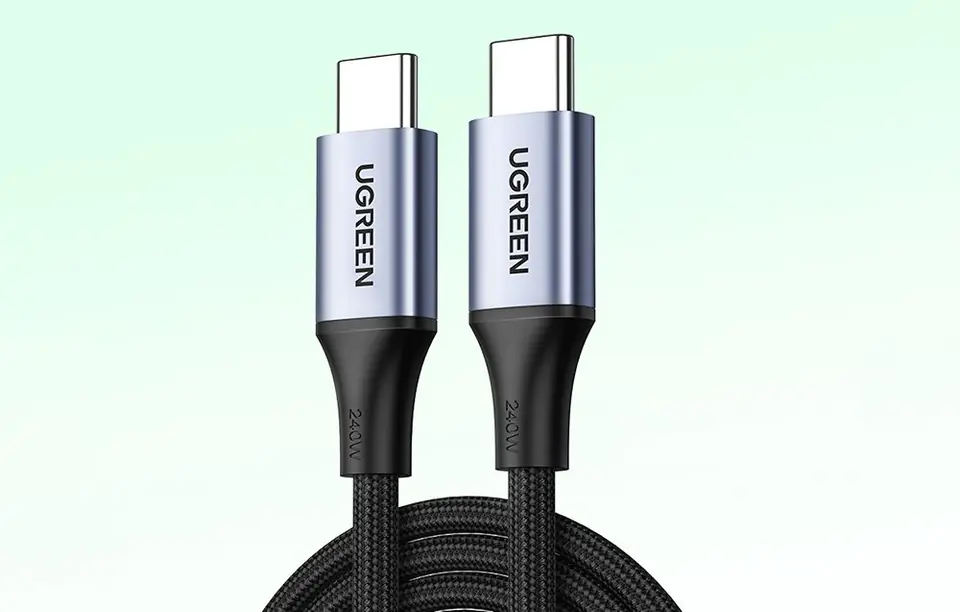 USB-C to USB-C Cable ugreen US535, 240W, 2m (Black)